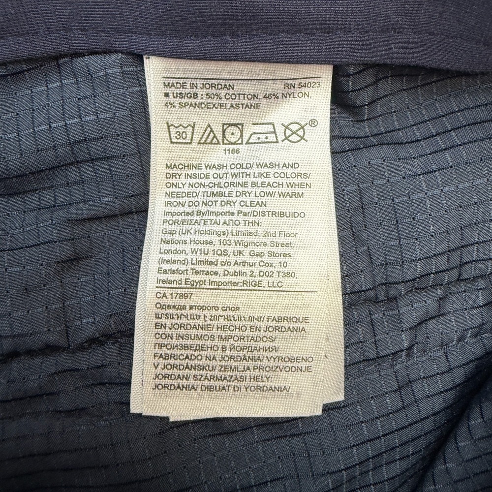 Banana Republic Luxe City Pants Mens 31x30 Navy Core Temp Performance Commuter - Picture 7 of 11